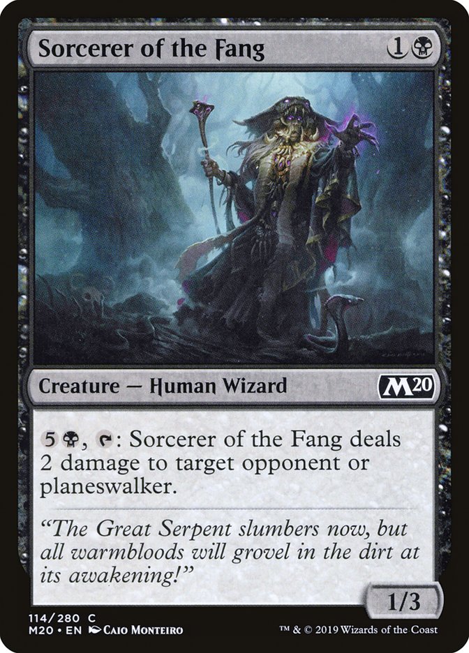 Sorcerer of the Fang [Core Set 2020] | Good Games North