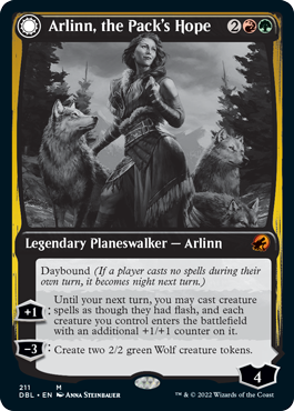 Arlinn, the Pack's Hope // Arlinn, the Moon's Fury [Innistrad: Double Feature] | Good Games North