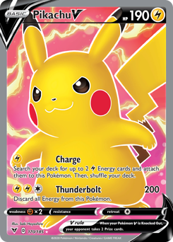 Pikachu V (170/185) [Sword & Shield: Vivid Voltage] | Good Games North