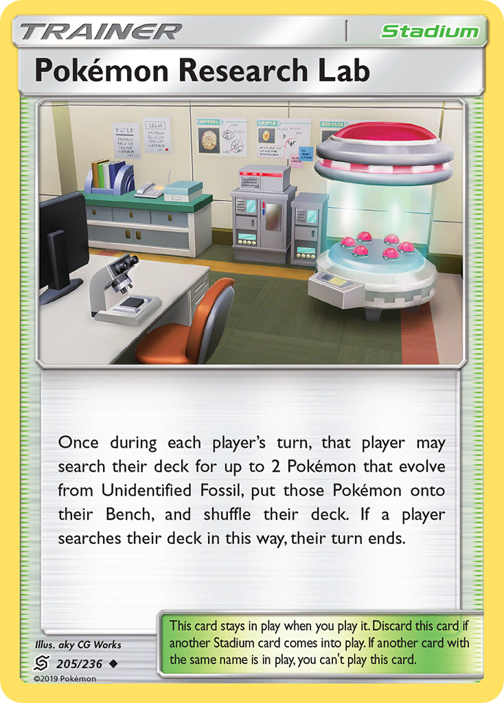 Pokemon Research Lab (205/236) [Sun & Moon: Unified Minds] | Good Games North