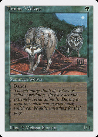 Timber Wolves [Revised Edition] | Good Games North
