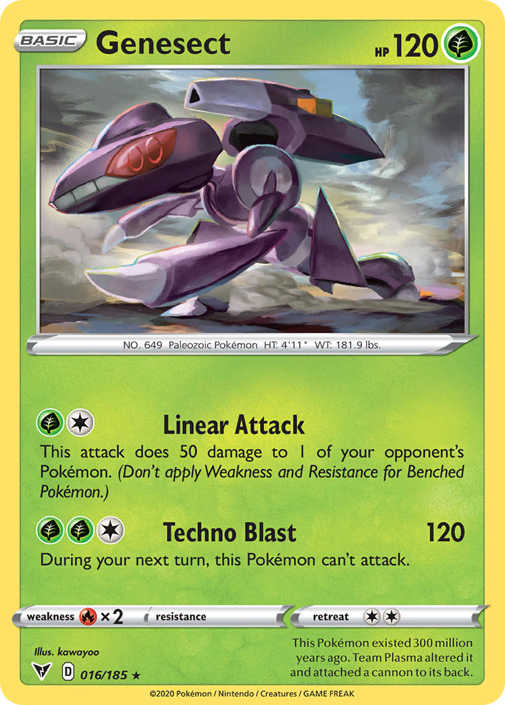 Genesect (016/185) [Sword & Shield: Vivid Voltage] | Good Games North