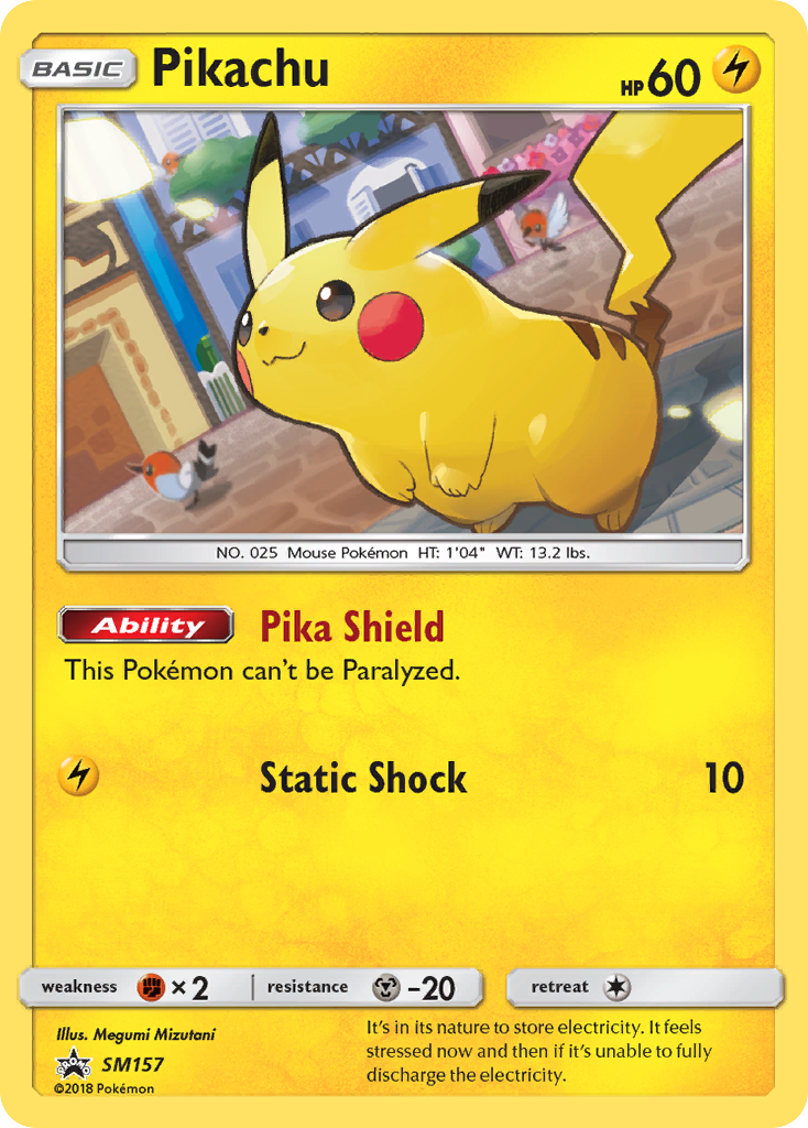 Pikachu (SM157) [Sun & Moon: Black Star Promos] | Good Games North