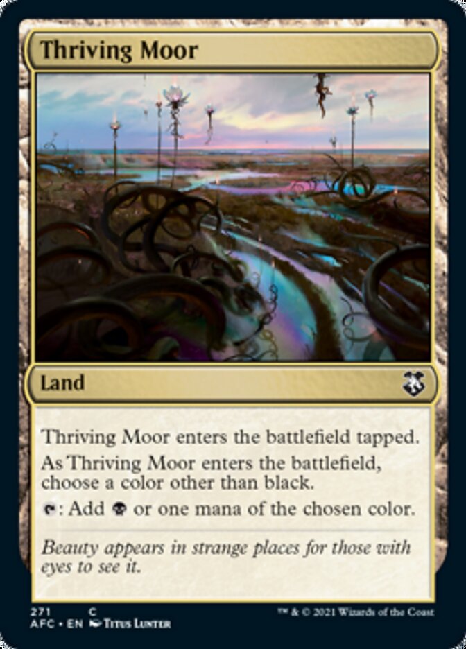 Thriving Moor [Dungeons & Dragons: Adventures in the Forgotten Realms Commander] | Good Games North