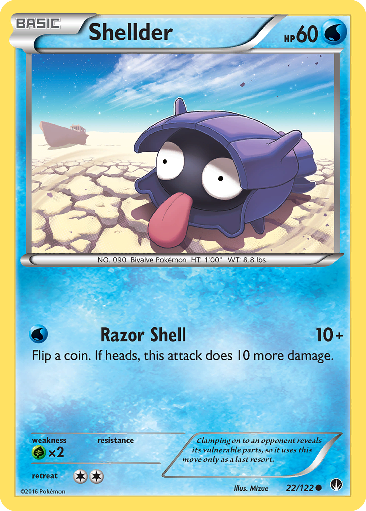 Shellder (22/122) [XY: BREAKpoint] | Good Games North