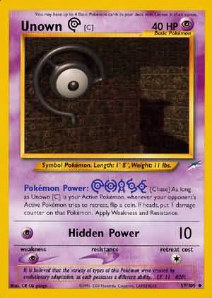 Unown [C] (57/105) [Neo Destiny Unlimited] | Good Games North