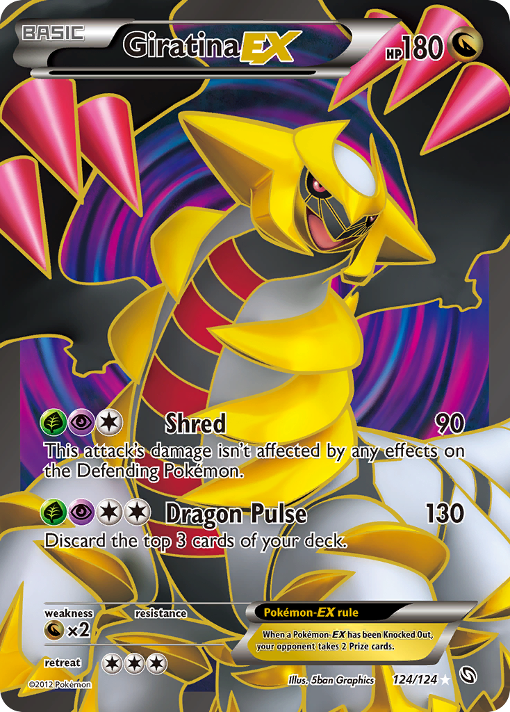 Giratina EX (124/124) [Black & White: Dragons Exalted] | Good Games North