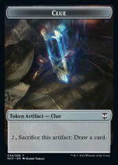 Clue // Fish Double-sided Token [Streets of New Capenna Commander Tokens] | Good Games North