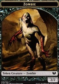 Zombie // Elephant Double-Sided Token [Commander 2015 Tokens] | Good Games North