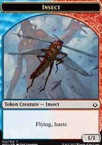 Insect // Warrior Double-sided Token [Hour of Devastation Tokens] | Good Games North