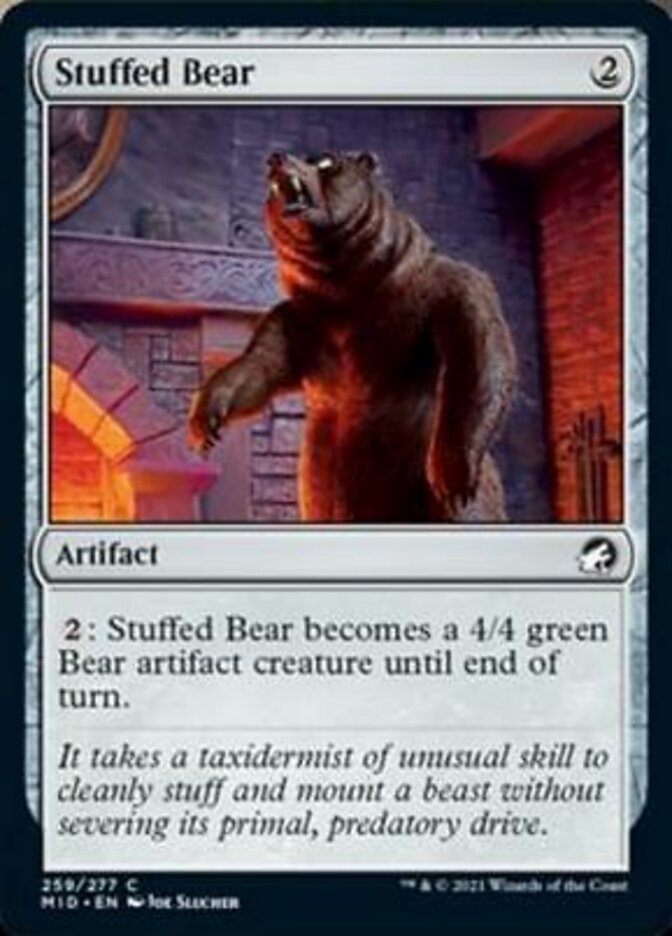 Stuffed Bear [Innistrad: Midnight Hunt] | Good Games North