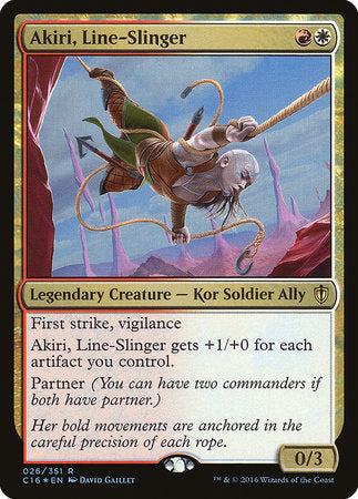 Akiri, Line-Slinger [Commander 2016] | Good Games North