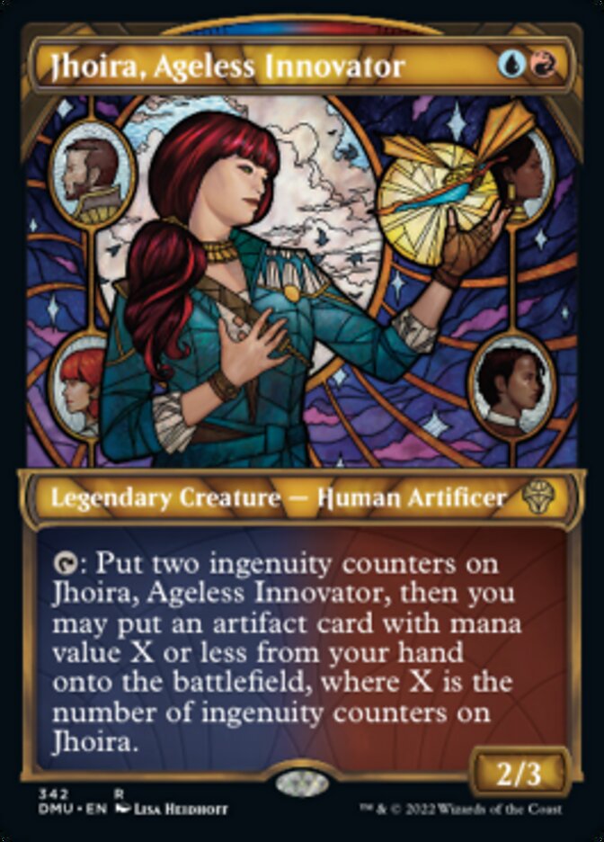 Jhoira, Ageless Innovator (Showcase Textured) [Dominaria United] | Good Games North