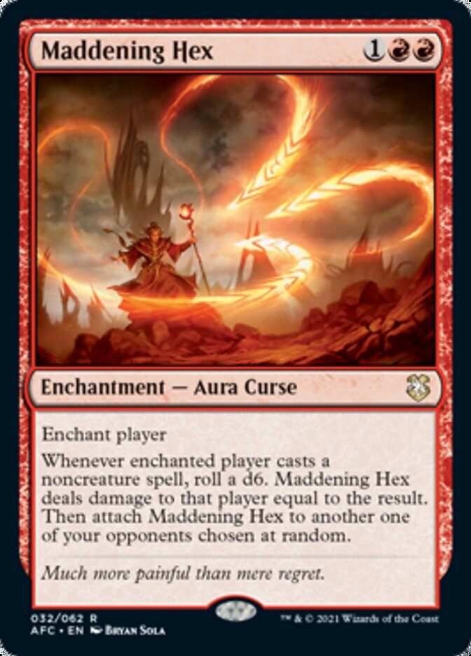 Maddening Hex [Dungeons & Dragons: Adventures in the Forgotten Realms Commander] | Good Games North