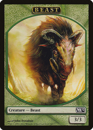 Beast Token [Magic 2012 Tokens] | Good Games North