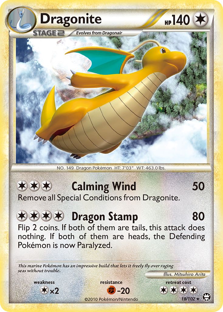 Dragonite (18/102) [HeartGold & SoulSilver: Triumphant] | Good Games North