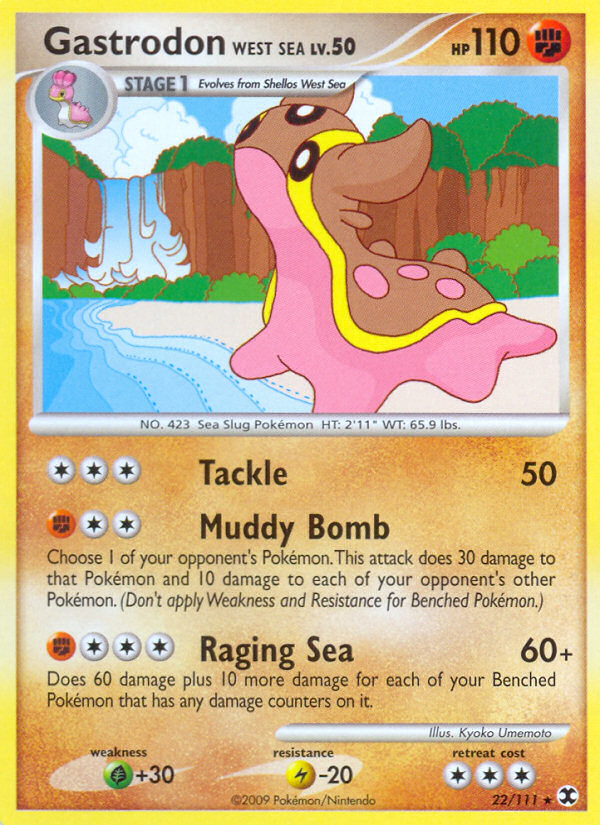 Gastrodon West Sea (22/111) [Platinum: Rising Rivals] | Good Games North