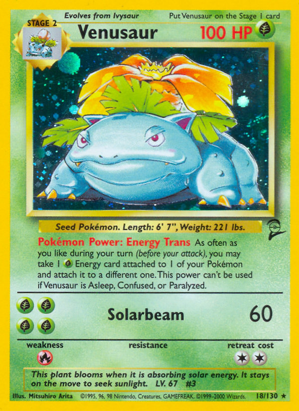 Venusaur (18/130) [Base Set 2] | Good Games North