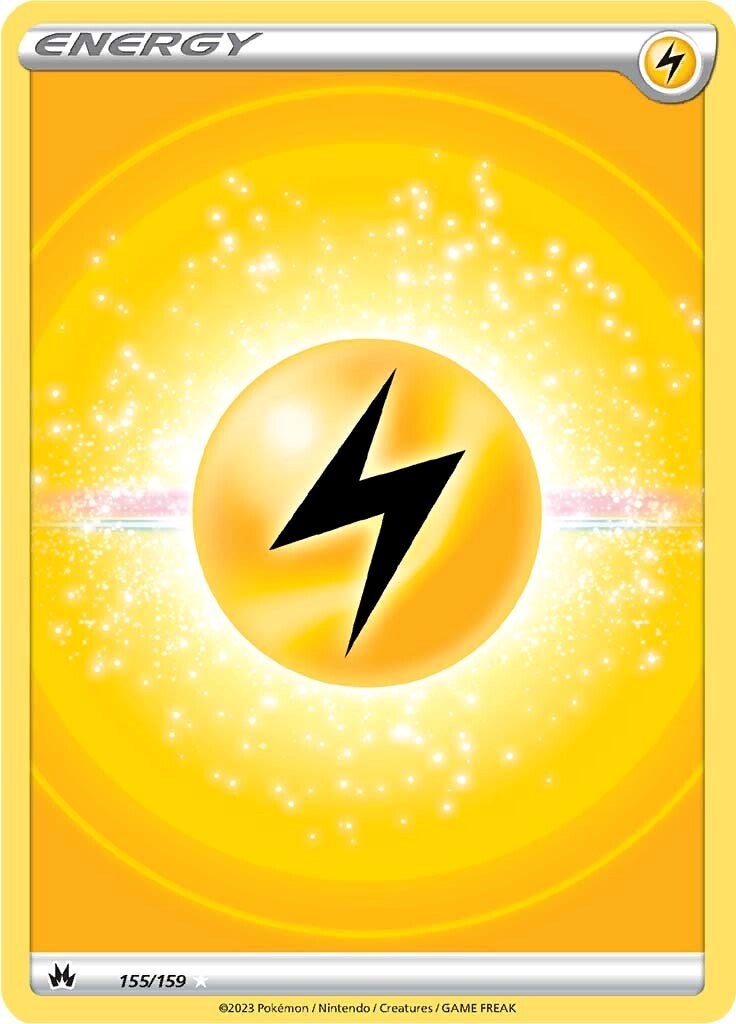 Lightning Energy (155/159) (Texture Full Art) [Sword & Shield: Crown Zenith] | Good Games North