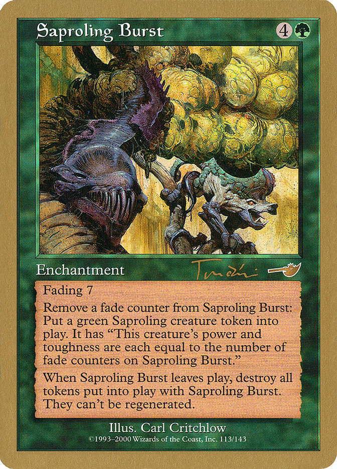 Saproling Burst (Jan Tomcani) [World Championship Decks 2001] | Good Games North