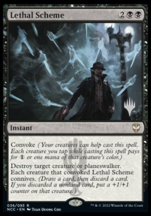 Lethal Scheme (Promo Pack) [Streets of New Capenna Commander Promos] | Good Games North