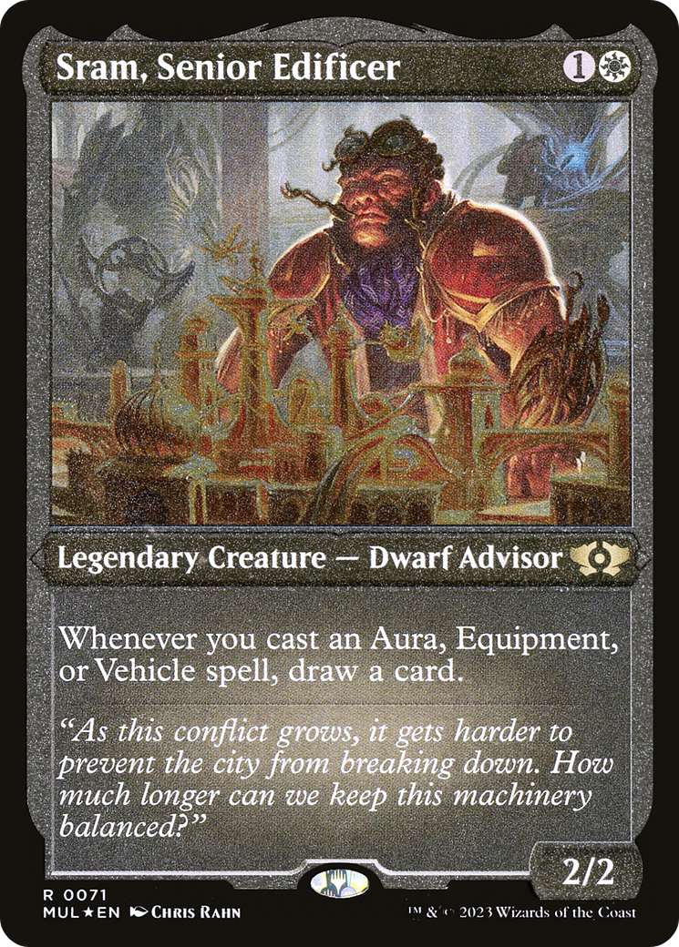 Sram, Senior Edificer (Foil Etched) [Multiverse Legends] | Good Games North