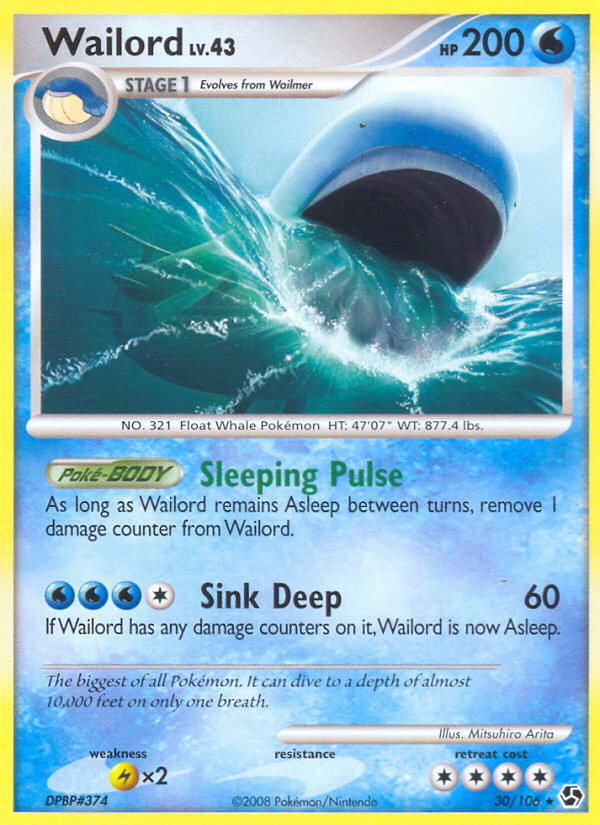 Wailord (30/106) [Diamond & Pearl: Great Encounters] | Good Games North