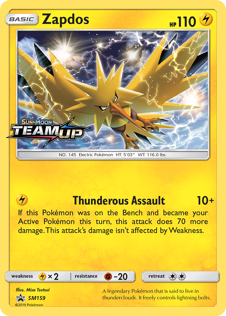 Zapdos (SM159) [Sun & Moon: Black Star Promos] | Good Games North
