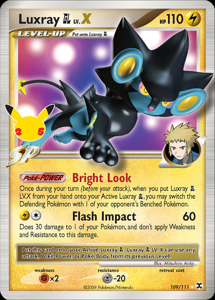 Luxray GL LV.X (109/111) [Celebrations: 25th Anniversary - Classic Collection] | Good Games North