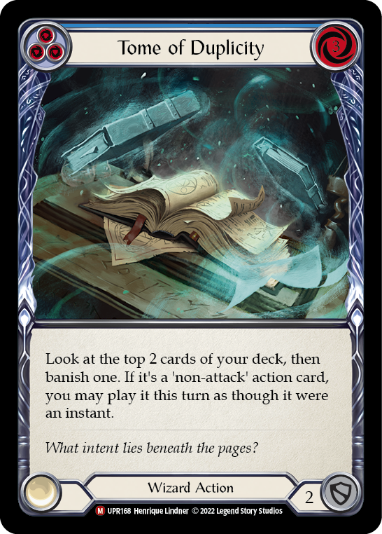Tome of Duplicity [UPR168] (Uprising)  Rainbow Foil | Good Games North