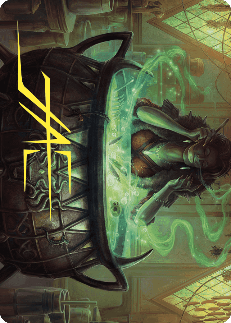 Agatha's Soul Cauldron Art Card (Gold-Stamped Signature) [Wilds of Eldraine Art Series] | Good Games North