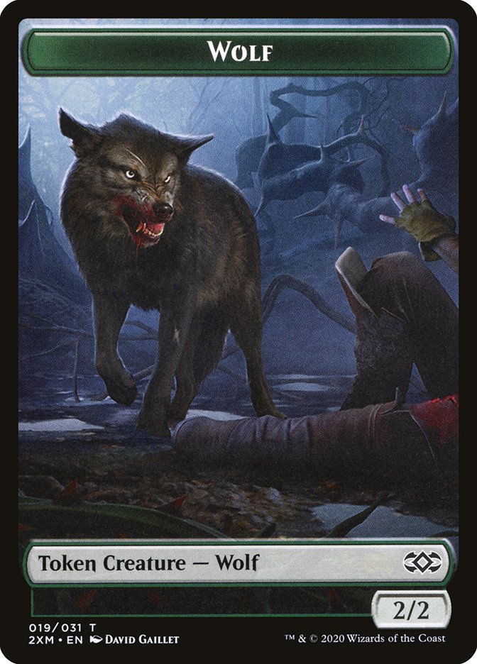 Wolf Token [Double Masters] | Good Games North