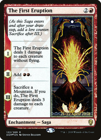 The First Eruption [Dominaria Promos] | Good Games North
