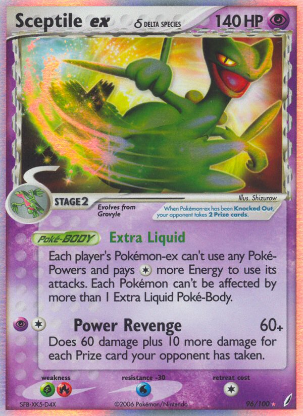 Sceptile ex (96/100) (Delta Species) [EX: Crystal Guardians] | Good Games North
