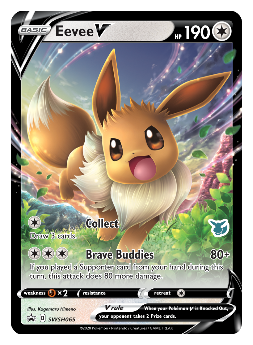 Eevee V (SWSH065) (Eevee Deck) [Battle Academy 2022] | Good Games North