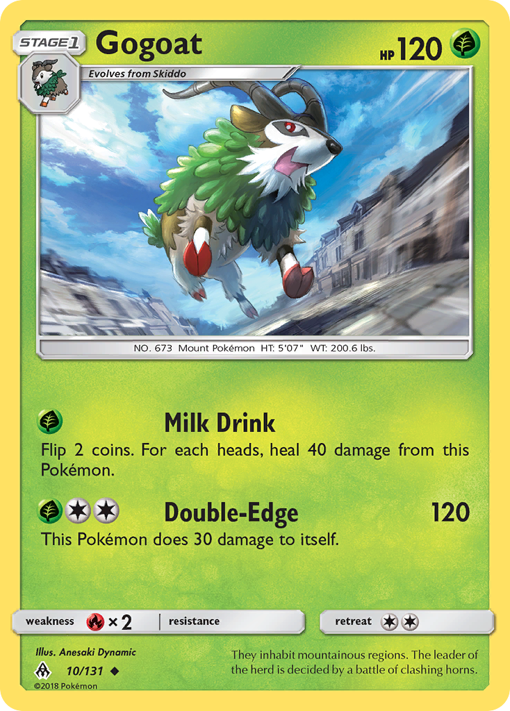 Gogoat (10/131) [Sun & Moon: Forbidden Light] | Good Games North