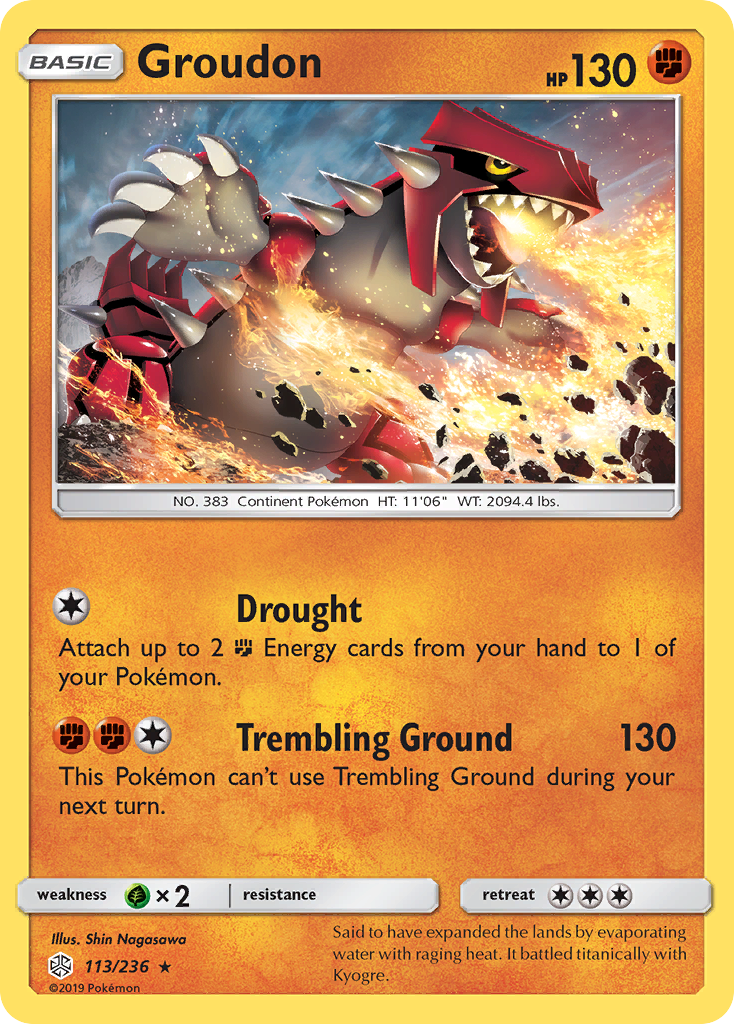 Groudon (113/236) [Sun & Moon: Cosmic Eclipse] | Good Games North