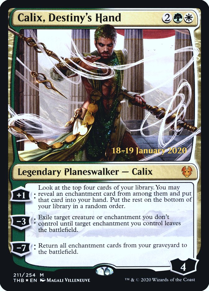 Calix, Destiny's Hand [Theros Beyond Death Prerelease Promos] | Good Games North