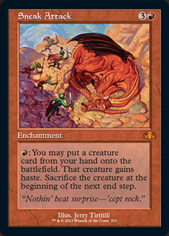 Sneak Attack (Retro) [Dominaria Remastered] | Good Games North