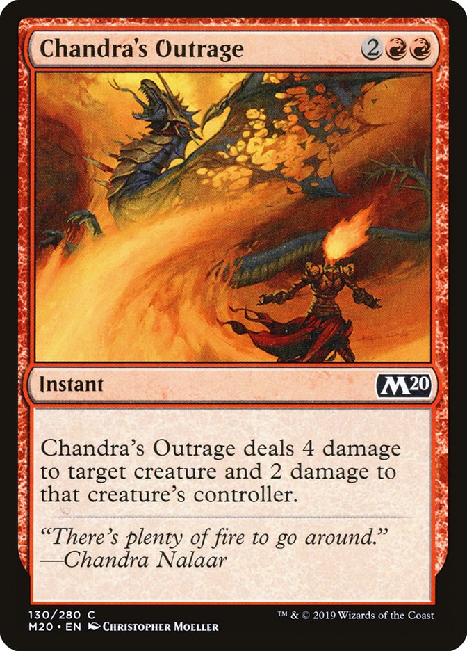 Chandra's Outrage [Core Set 2020] | Good Games North