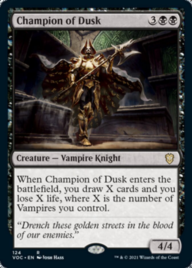 Champion of Dusk [Innistrad: Crimson Vow Commander] | Good Games North
