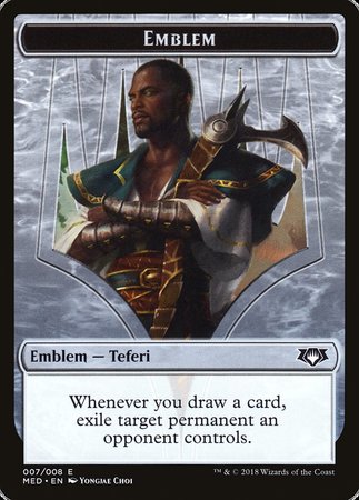 Emblem - Teferi, Hero of Dominaria [Mythic Edition Tokens] | Good Games North