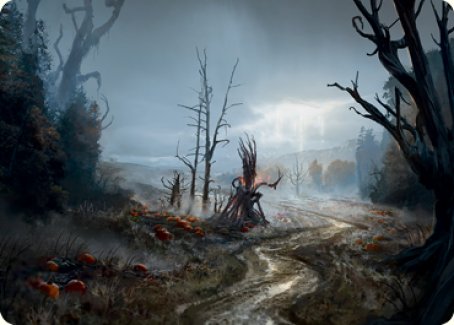 Overgrown Farmland Art Card [Innistrad: Midnight Hunt Art Series] | Good Games North