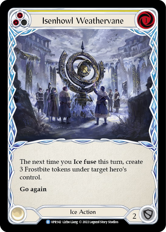 Isenhowl Weathervane (Yellow) [UPR142] (Uprising)  Rainbow Foil | Good Games North