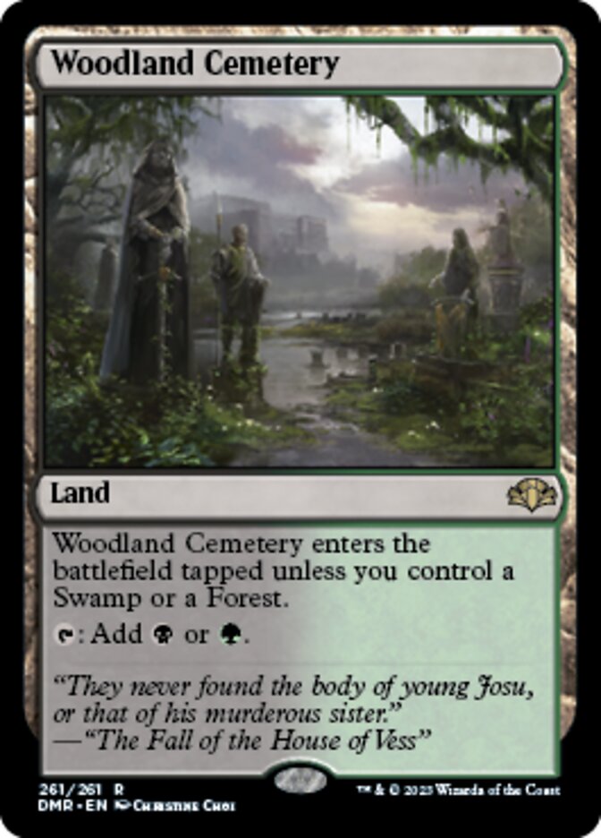 Woodland Cemetery [Dominaria Remastered] | Good Games North