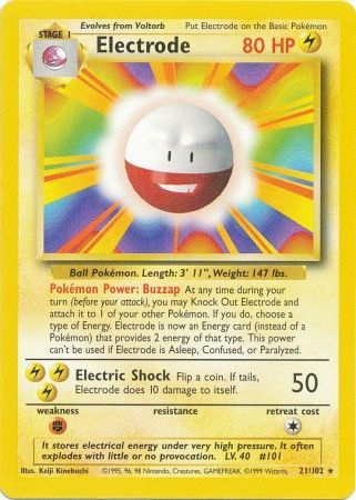 Electrode (21/102) [Base Set Unlimited] | Good Games North