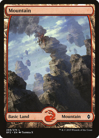 Mountain (269) - Full Art [Battle for Zendikar] | Good Games North