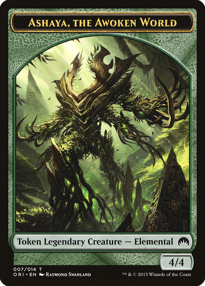 Ashaya, the Awoken World [Magic Origins Tokens] | Good Games North