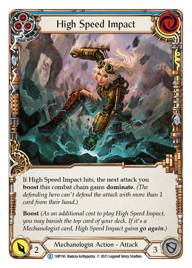 High Speed Impact (Blue) [1HP195] | Good Games North
