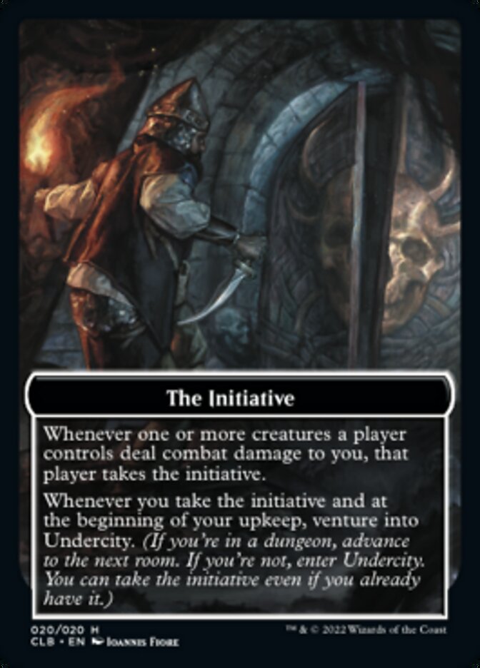 The Initiative // Undercity Double-sided Token [Commander Legends: Battle for Baldur's Gate Tokens] | Good Games North
